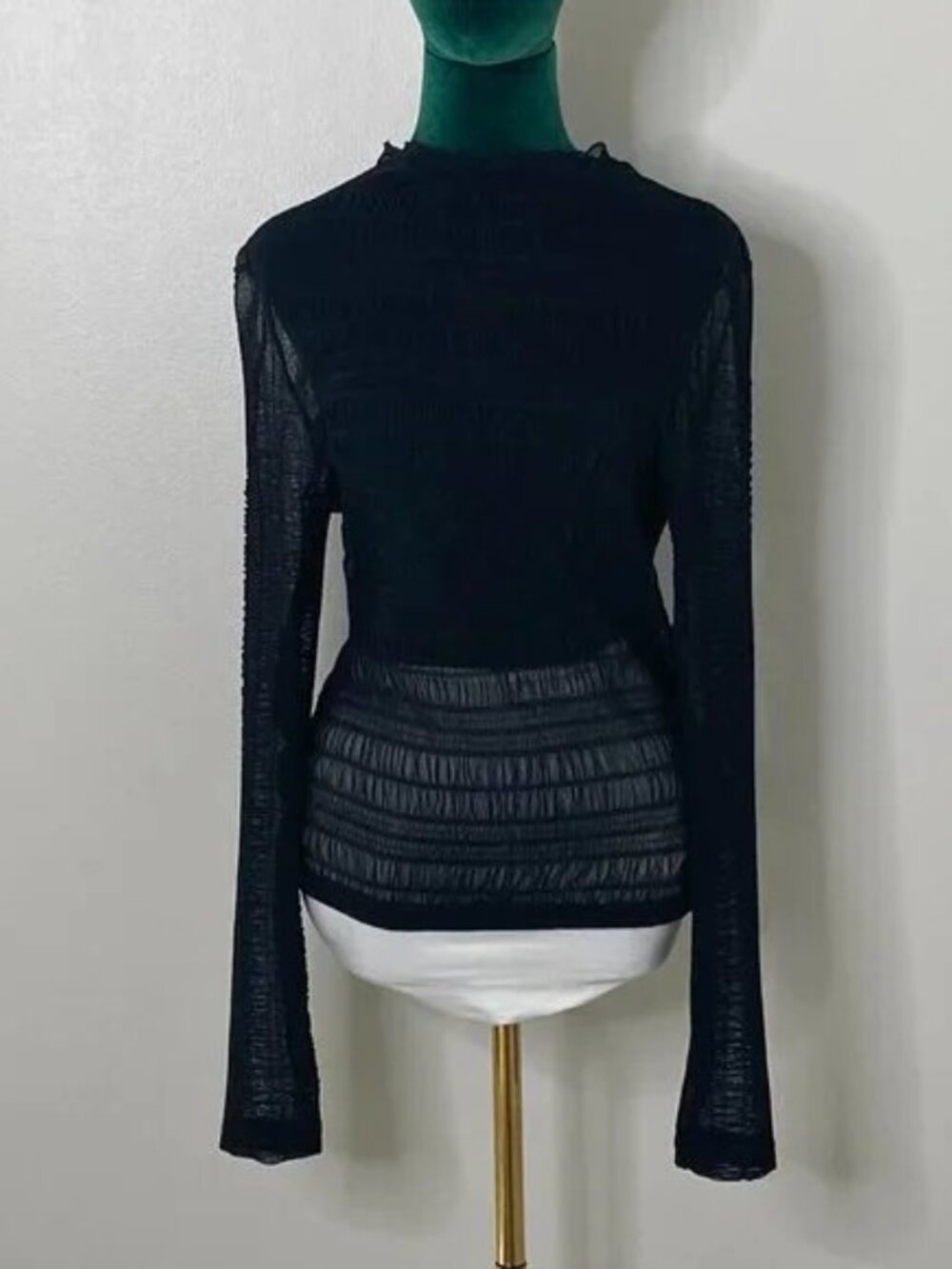 Minkpink | Rabia Mesh Long Sleeve Top